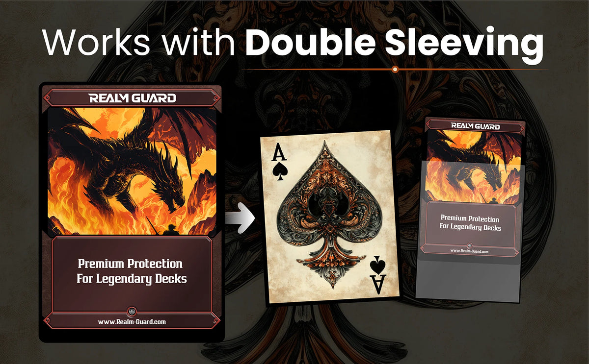 Realm Guard Card Sleeves - Ace of Spades