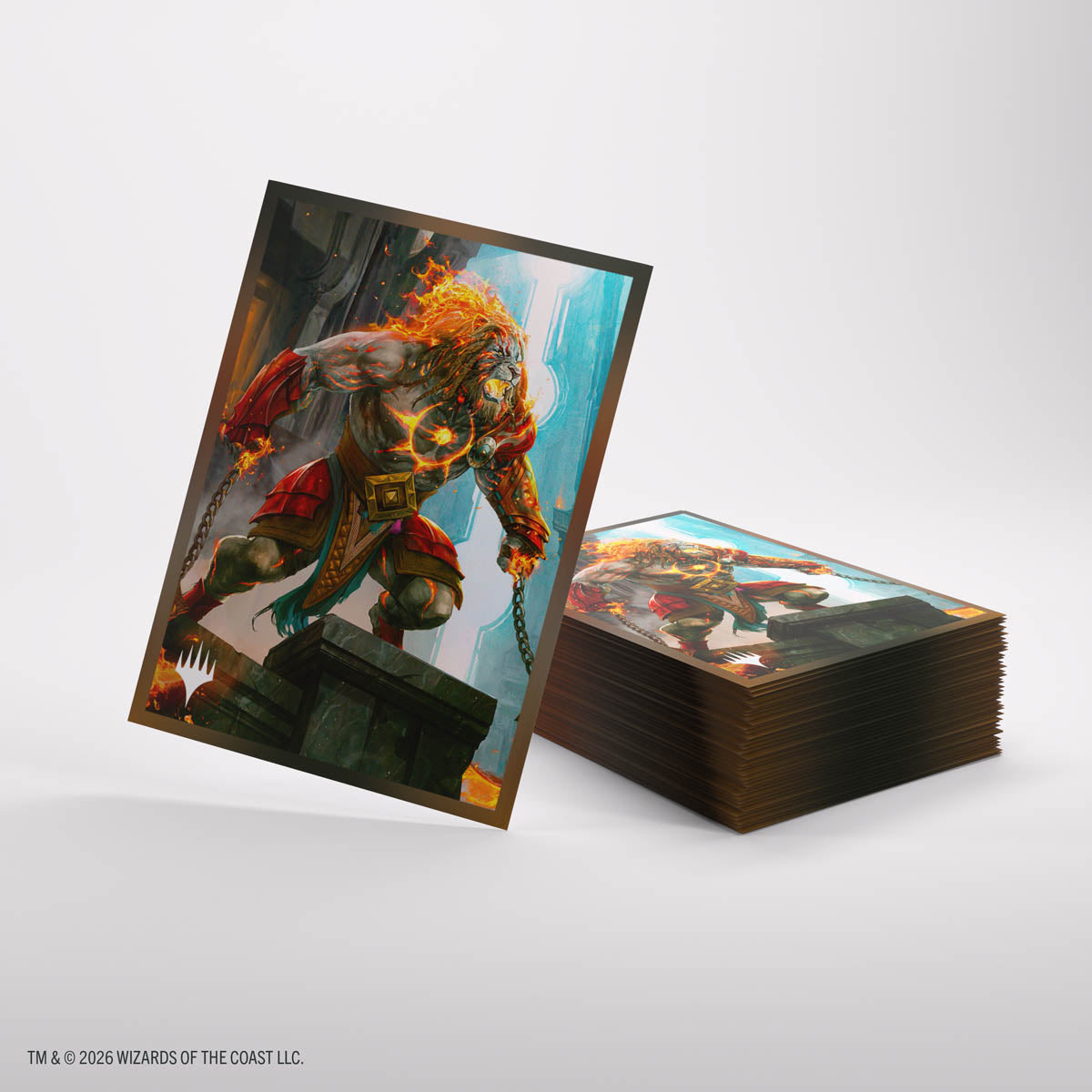 Gamegenic Standard Reality Fracture Art Sleeves: Ajani, Path of Vengeance (105ct.)