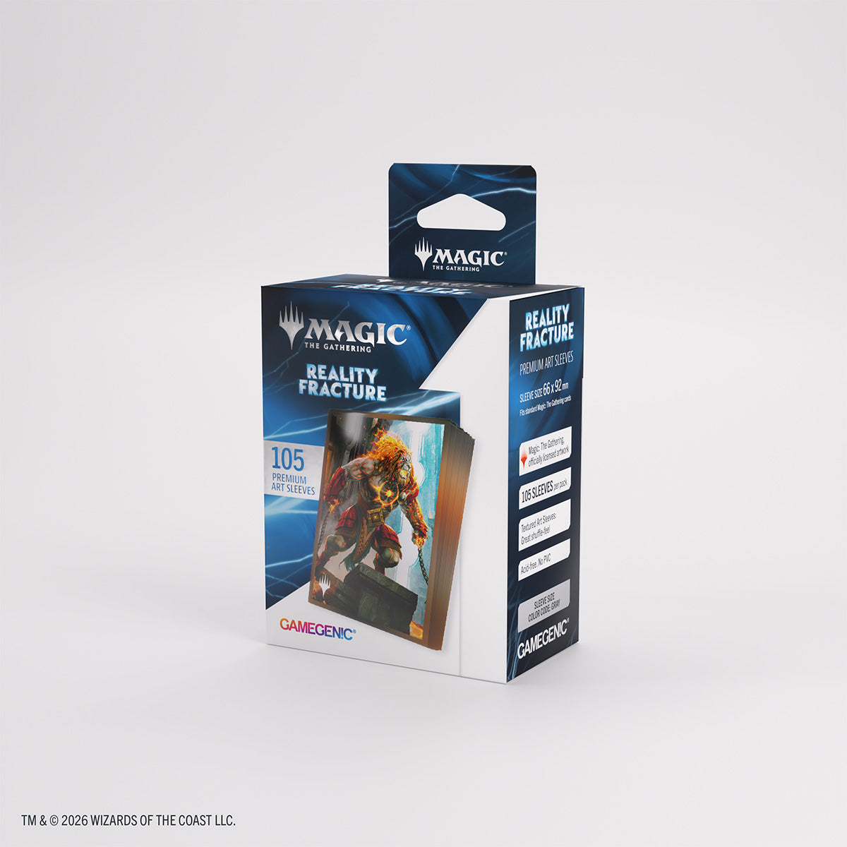 Gamegenic Standard Reality Fracture Art Sleeves: Ajani, Path of Vengeance (105ct.)