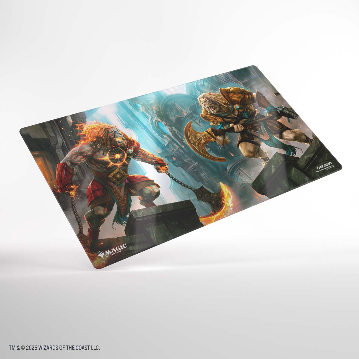 Reality Fracture Playmat - Ajani, Path of Vengeance/Ajani, Counterattack Leader (Holofoil)