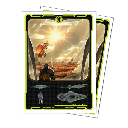 Ultra Pro Standard Edge of Eternities Apex Sleeves: Adagia, Windswept Bastion (105ct)