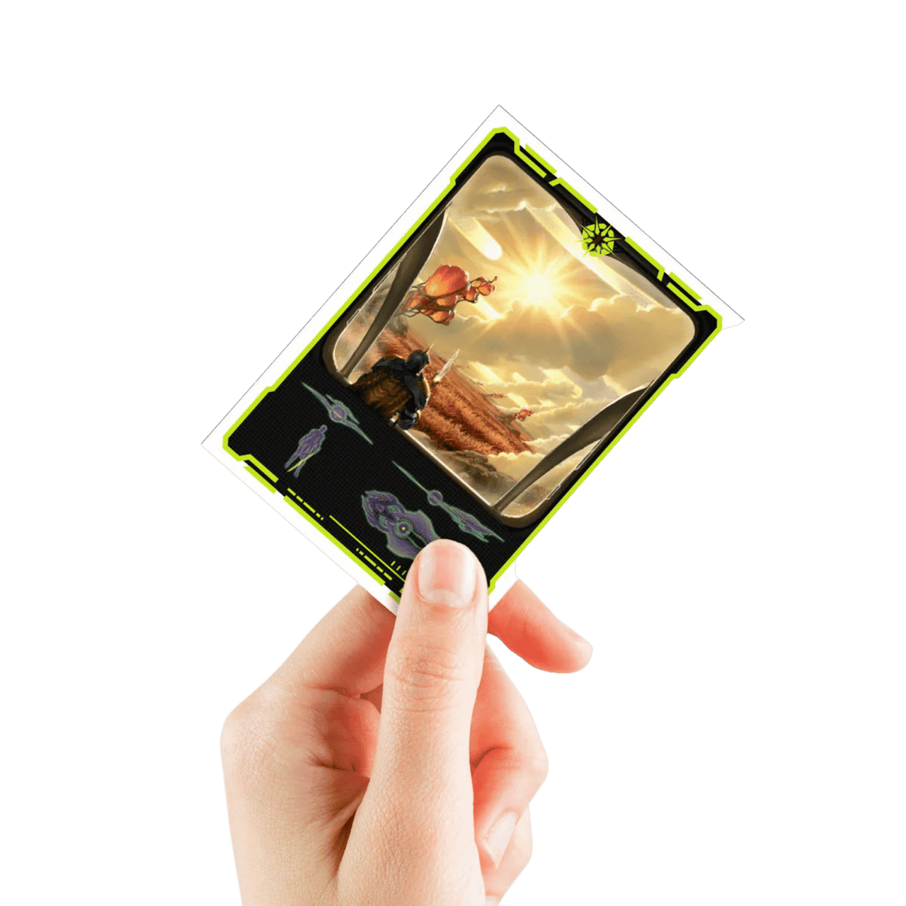 Ultra Pro Standard Edge of Eternities Apex Sleeves: Adagia, Windswept Bastion (105ct)