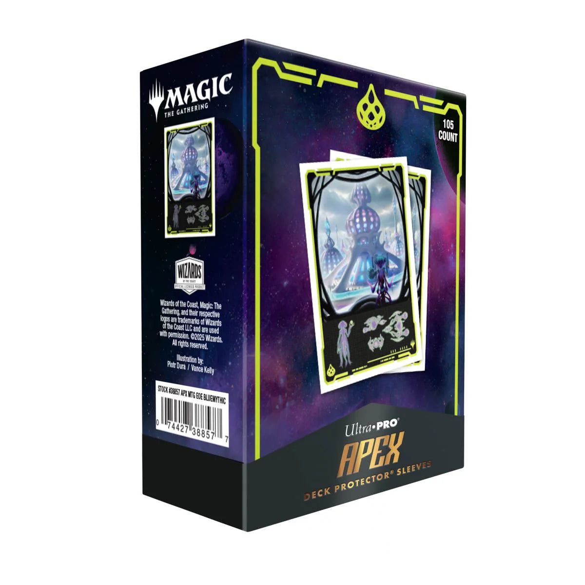 Ultra Pro Standard Edge of Eternities Apex Sleeves: Uthros, Titanic Godcore (105ct)