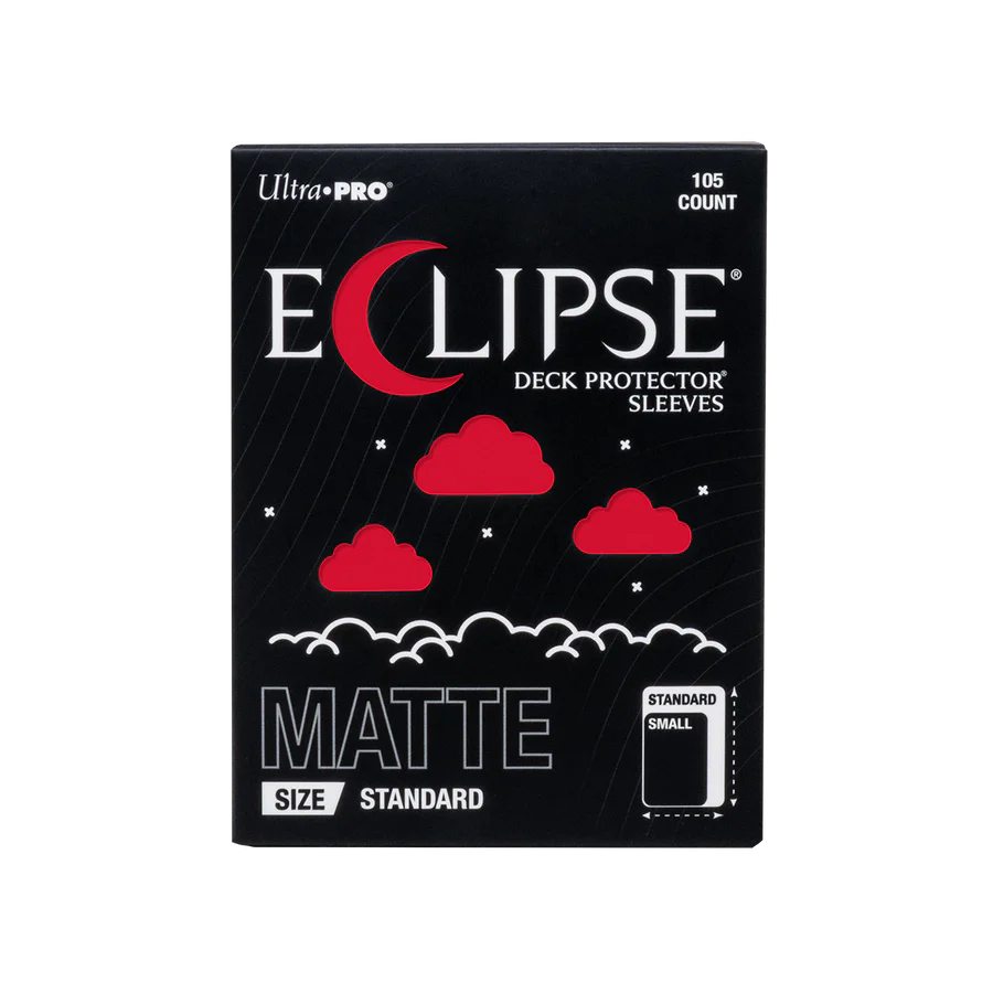 Enhanced Eclipse Standard Matte Sleeves: Apple Red (105)