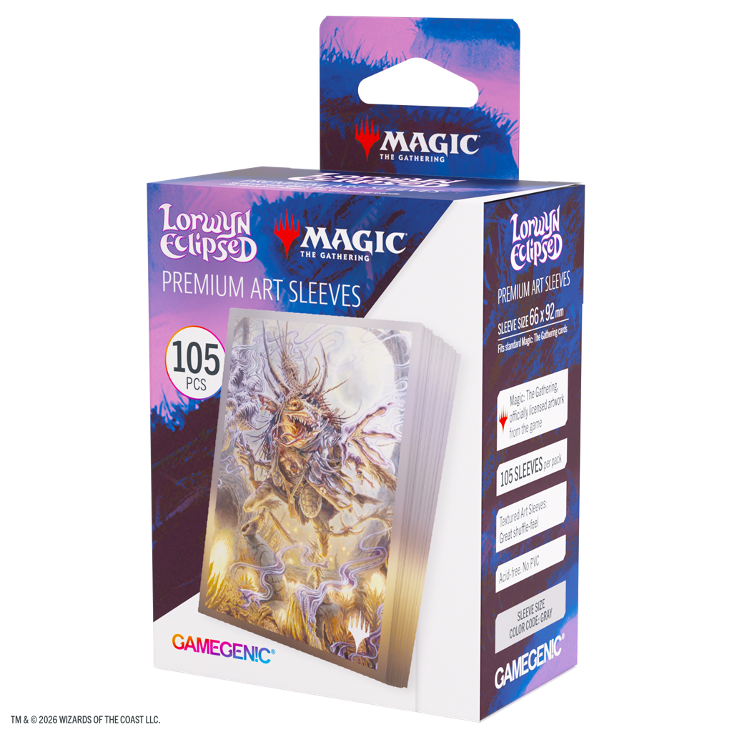 Gamegenic Standard Lorwyn Eclipsed Art Sleeves: Auntie Ool, Cursewretch (105ct.)