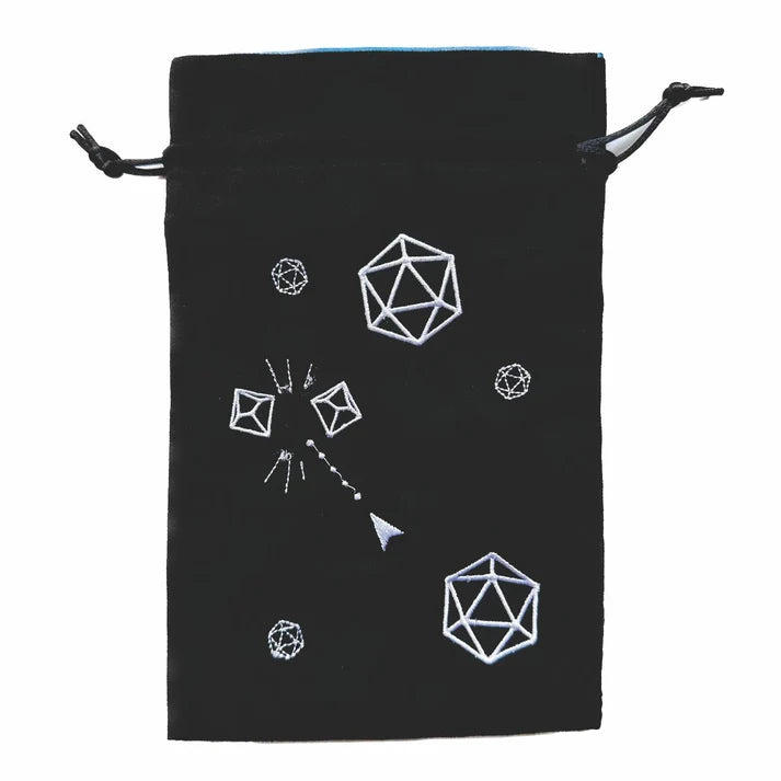 Black Oak Workshop Dice Bag: Asteroid d20