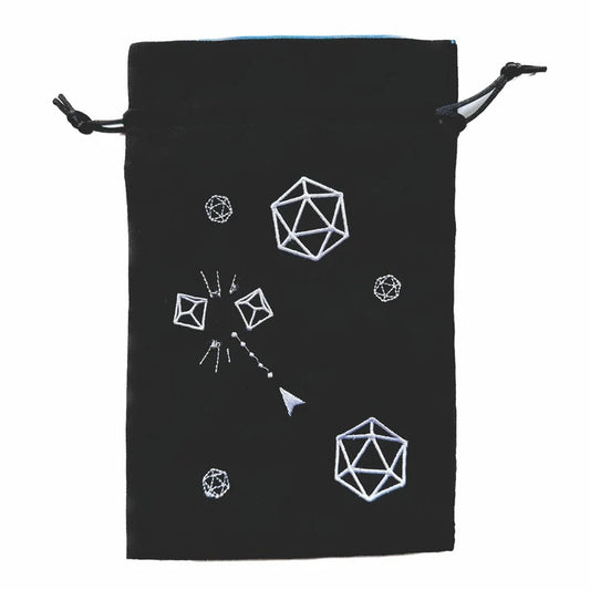Black Oak Workshop Dice Bag: Asteroid d20