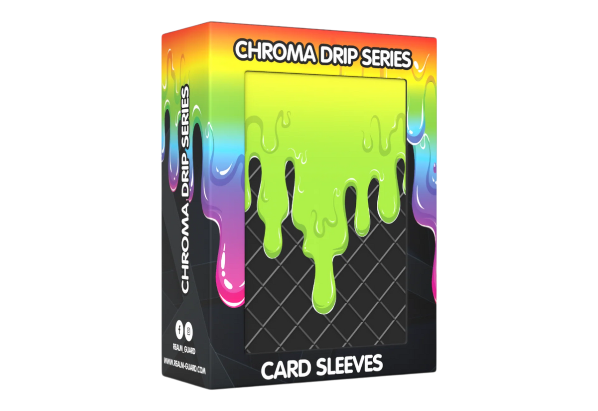 Realm Guard Chroma Drip Card Sleeves - Biohazard