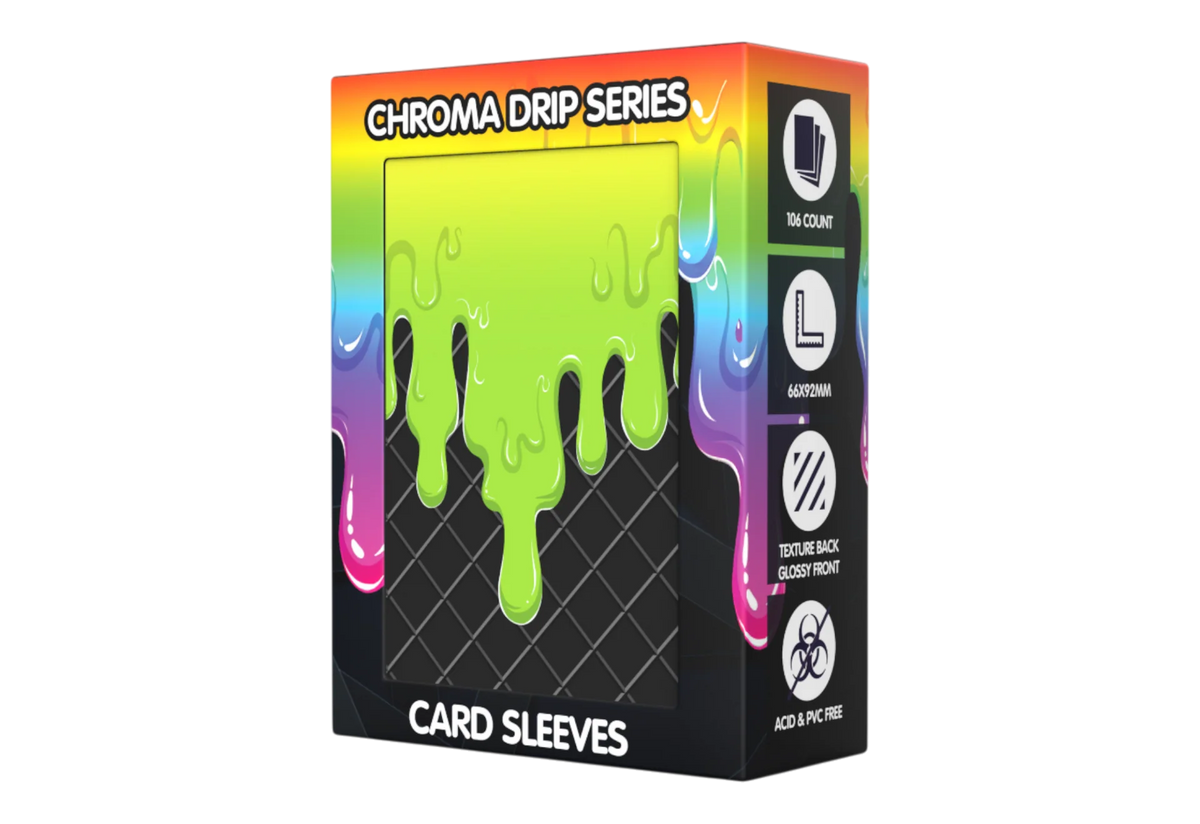 Realm Guard Chroma Drip Card Sleeves - Biohazard