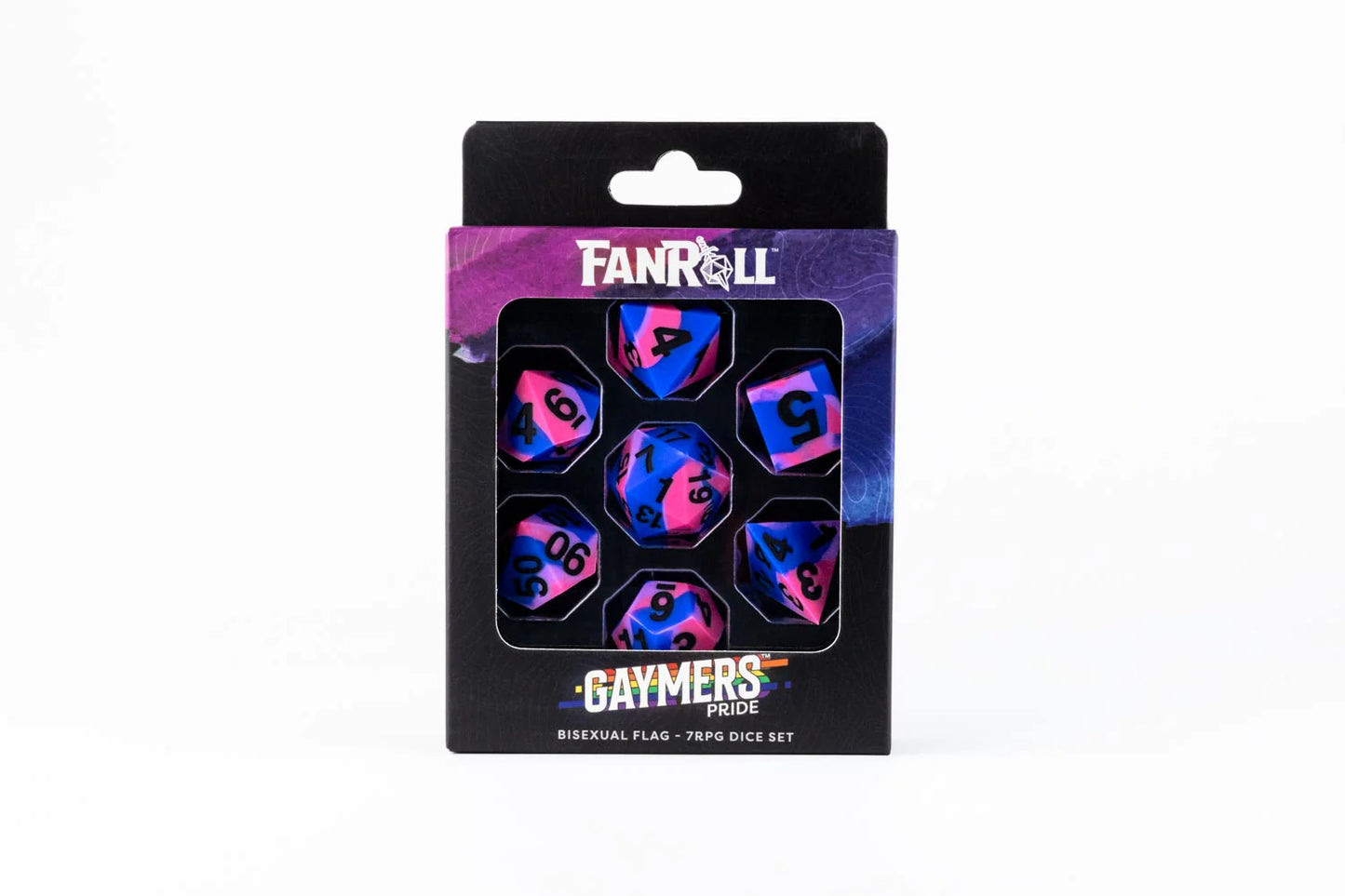 7-Die Set 16mm: Pride - Bisexual