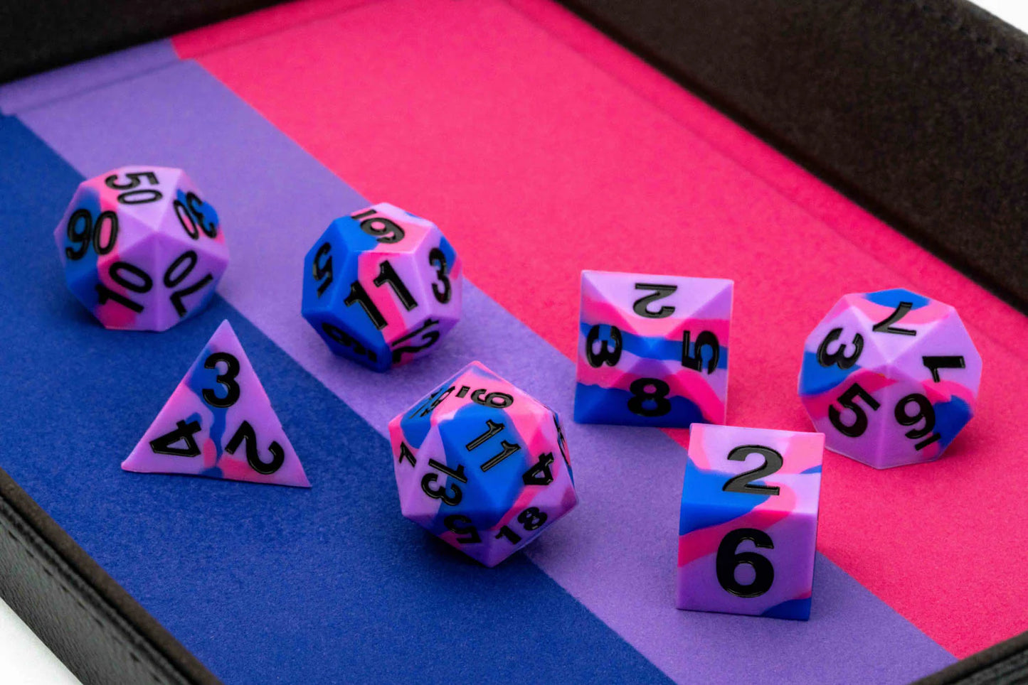 7-Die Set 16mm: Pride - Bisexual