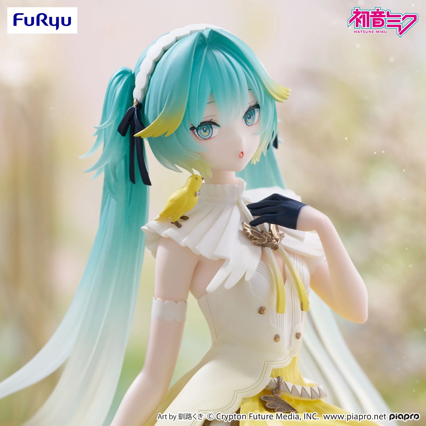 FuRyu: Hatsune Miku (Canary Bird) Noodle Stopper Figure