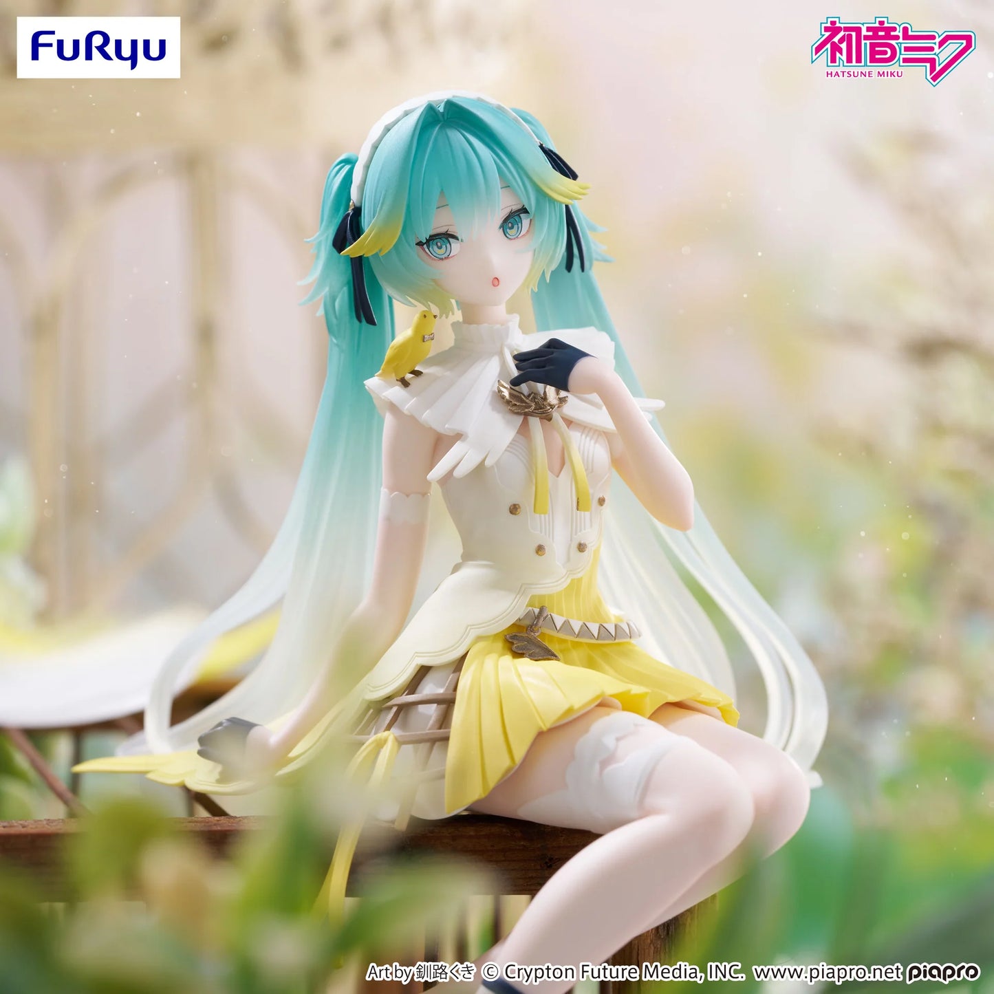 FuRyu: Hatsune Miku (Canary Bird) Noodle Stopper Figure