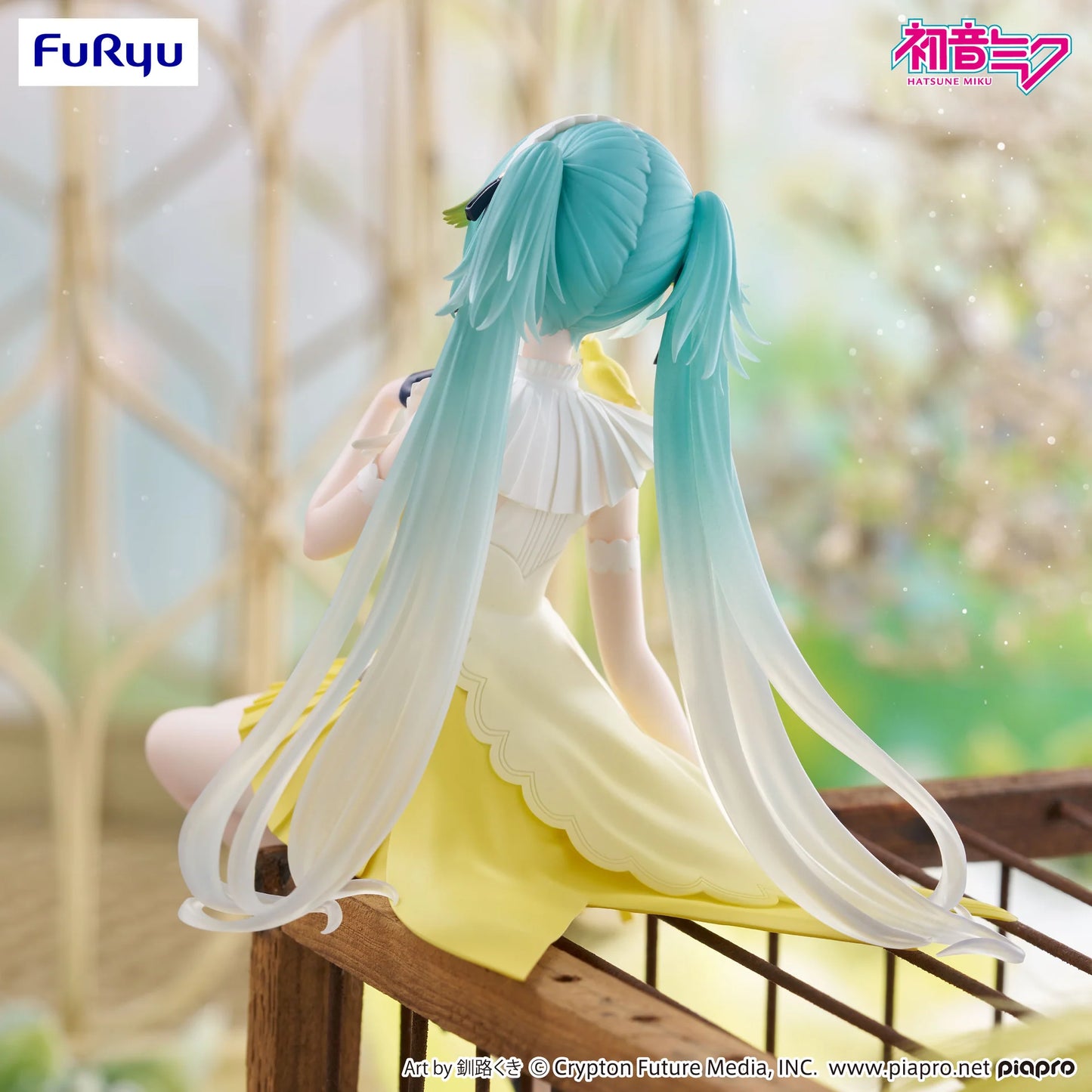 FuRyu: Hatsune Miku (Canary Bird) Noodle Stopper Figure