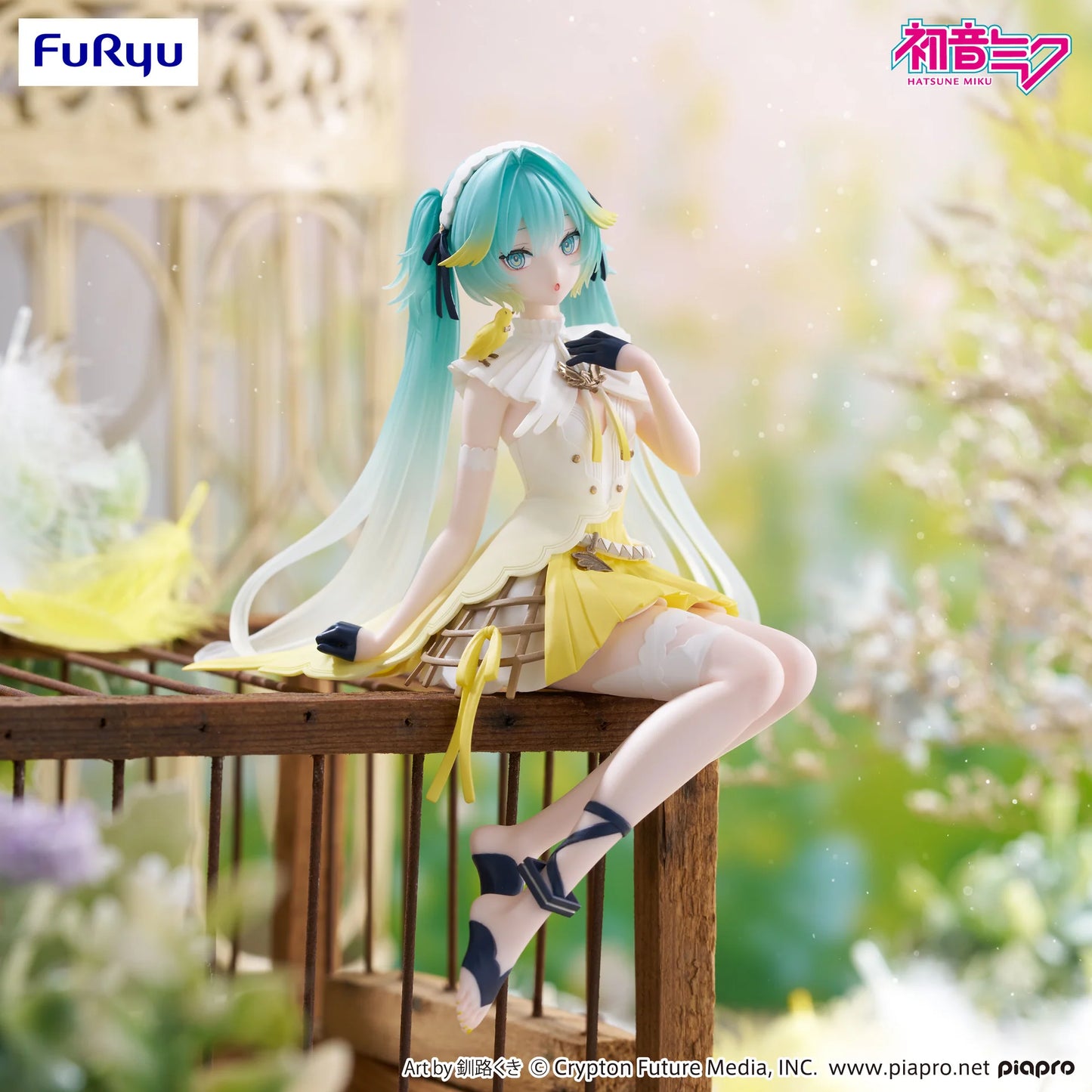 FuRyu: Hatsune Miku (Canary Bird) Noodle Stopper Figure