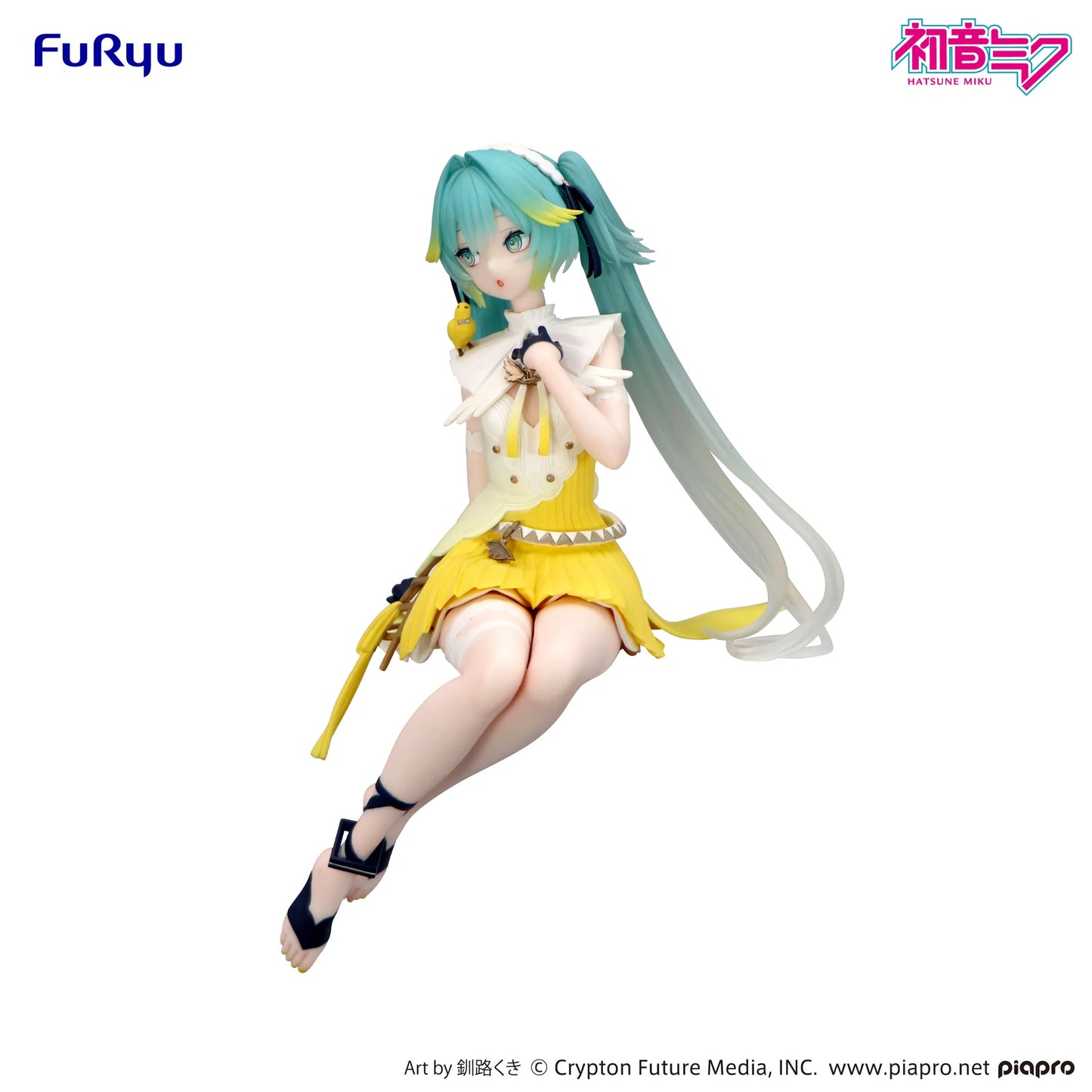 FuRyu: Hatsune Miku (Canary Bird) Noodle Stopper Figure