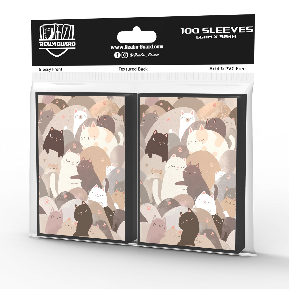 Realm Guard Card Sleeves - Pastel Cats