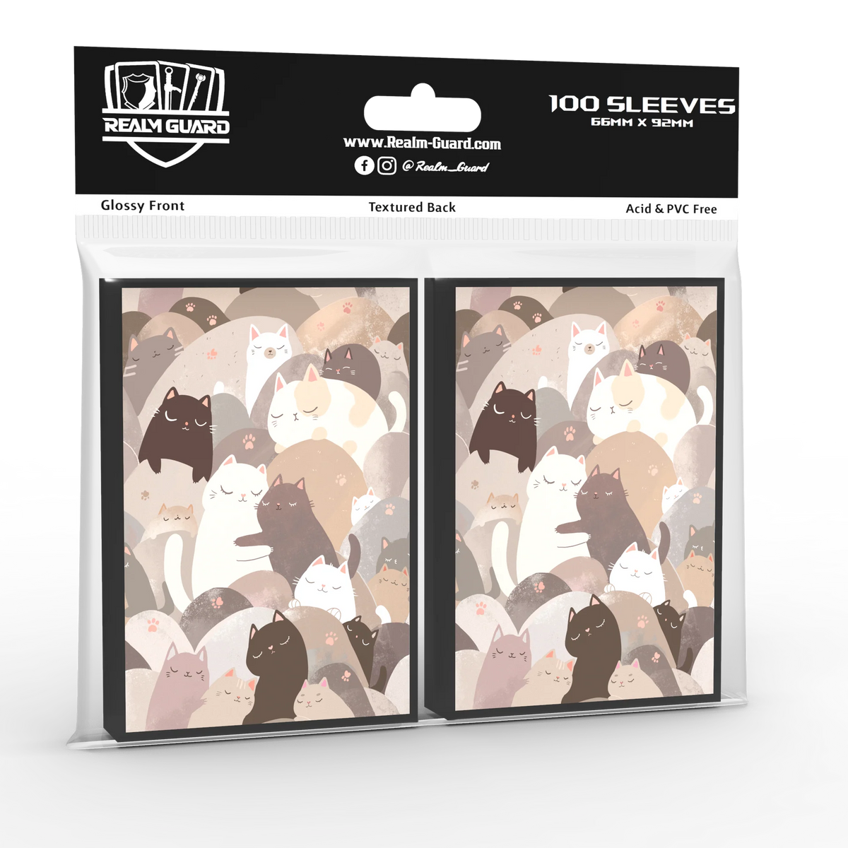 Realm Guard Card Sleeves - Pastel Cats