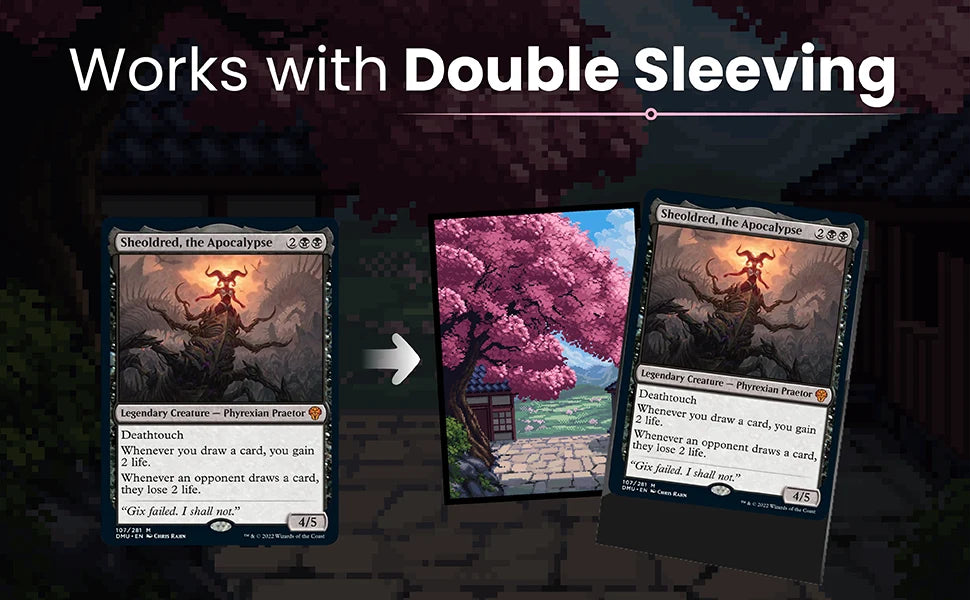 Realm Guard Card Sleeves (Pixel Series) - Cherry Blossom