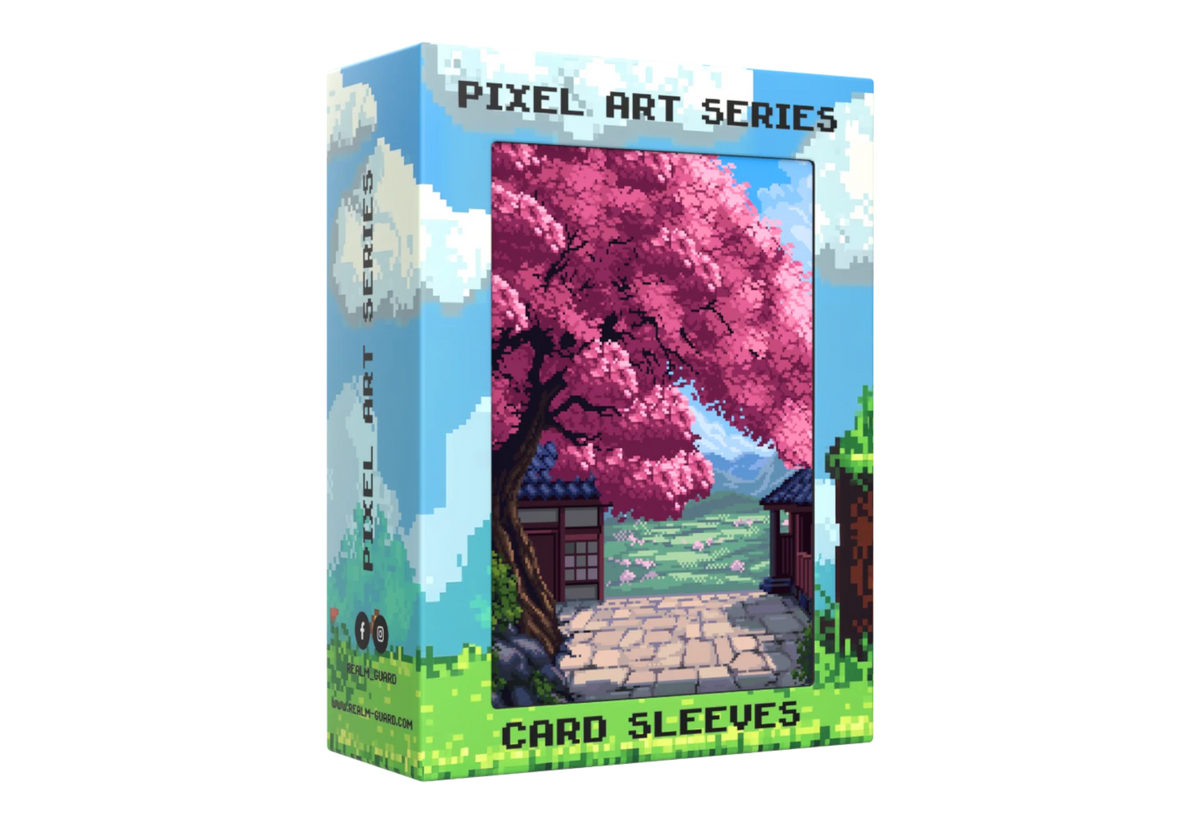 Realm Guard Card Sleeves (Pixel Series) - Cherry Blossom