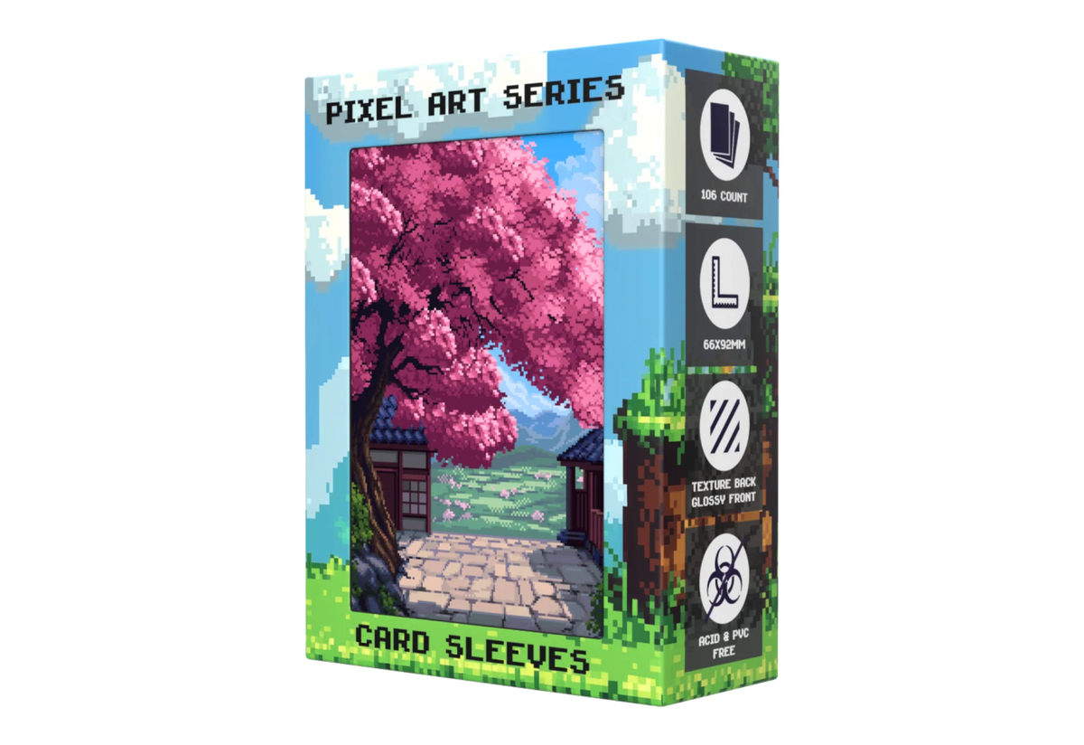 Realm Guard Card Sleeves (Pixel Series) - Cherry Blossom