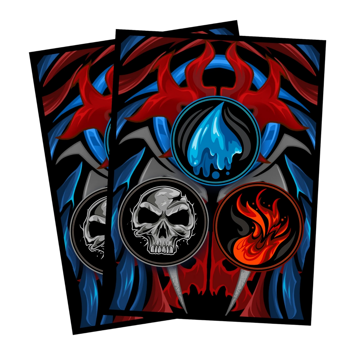 Realm Guard Color Combo Card Sleeves - Grixis