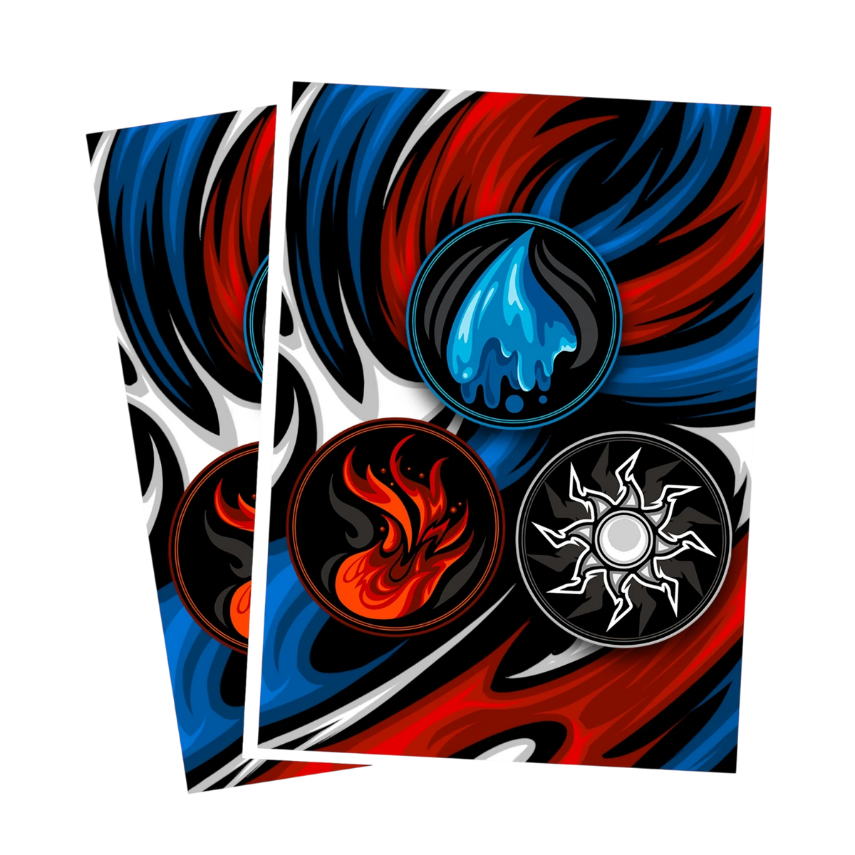 Realm Guard Color Combo Card Sleeves - Jeskai
