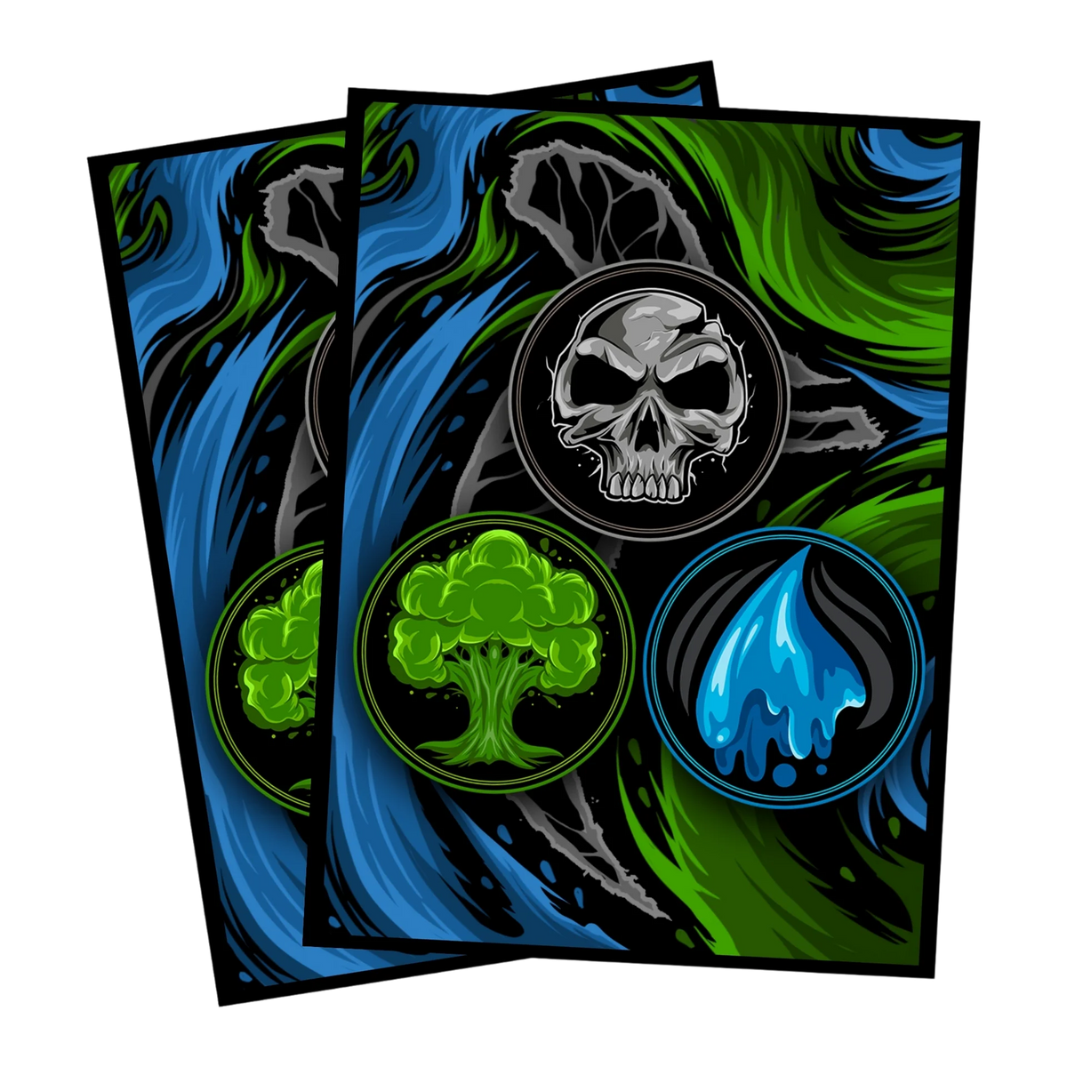 Realm Guard Color Combo Card Sleeves - Sultai
