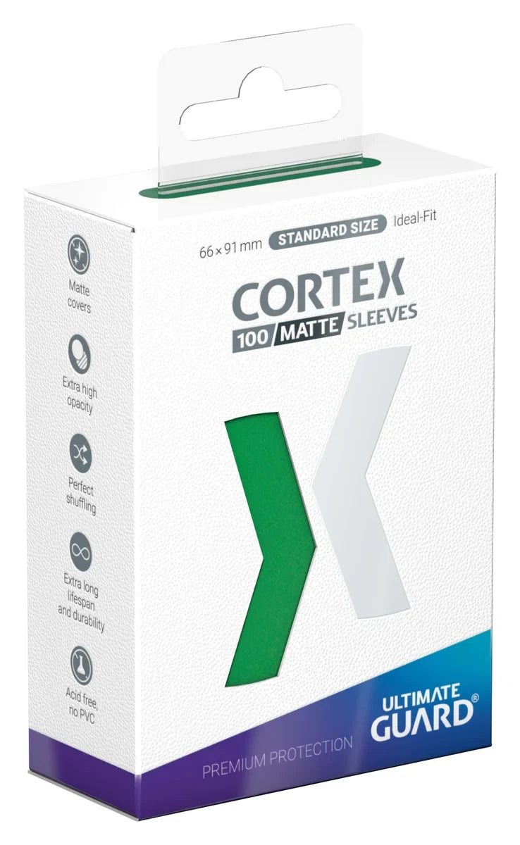 Cortex Standard Sleeves: Matte Green (100ct.)