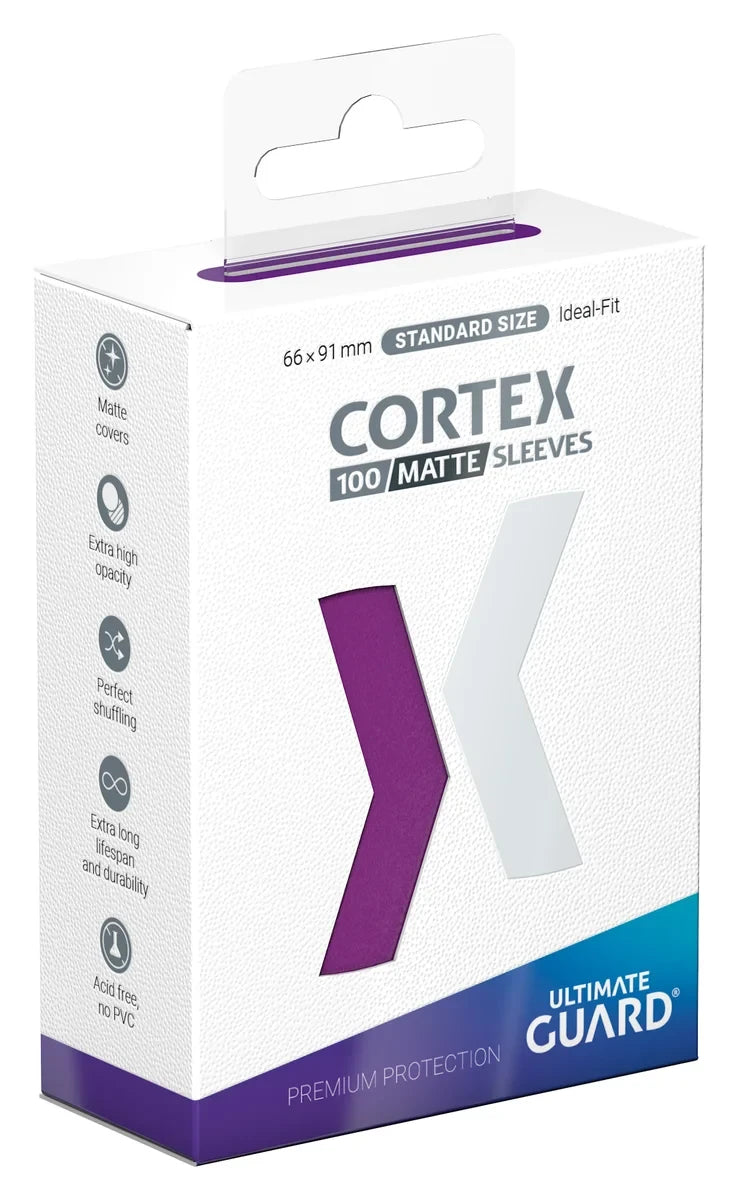 Cortex Standard Sleeves: Matte Purple (100ct.)