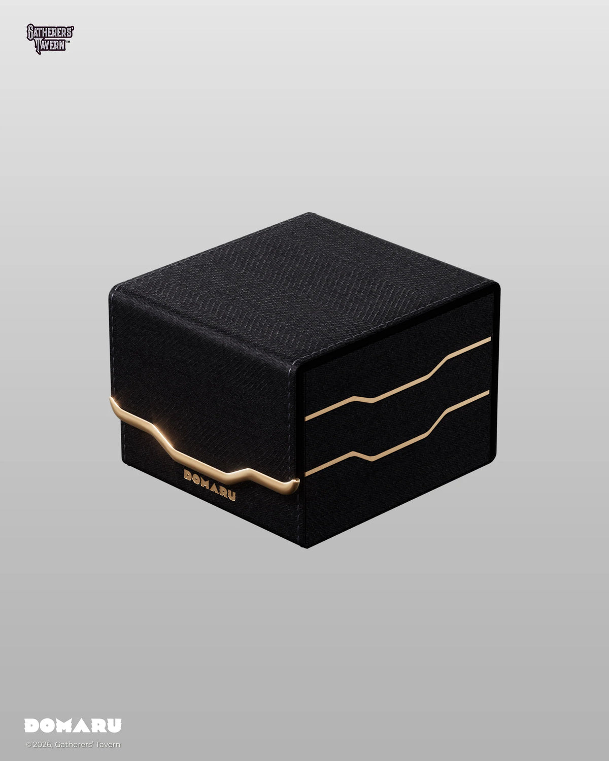 DOMARU - Armory Collection (Obsidian) - Sideloading Deck Box 133+