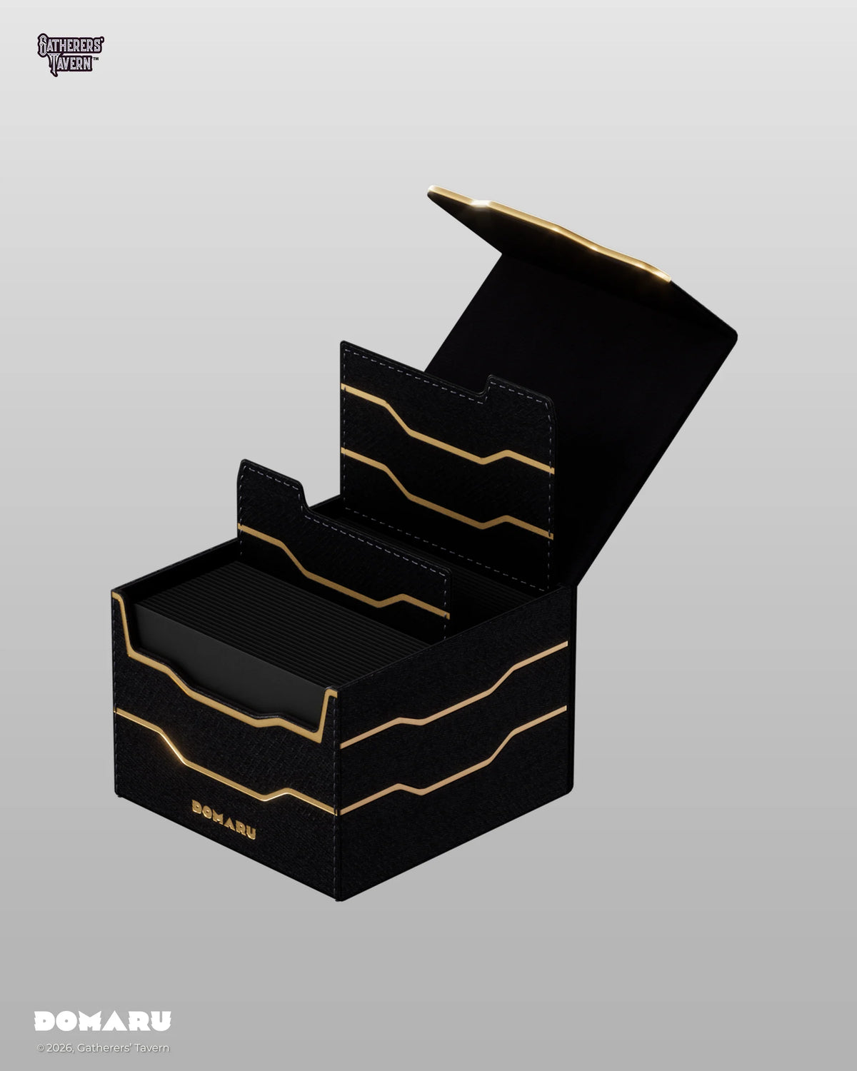 DOMARU - Armory Collection (Obsidian) - Sideloading Deck Box 133+