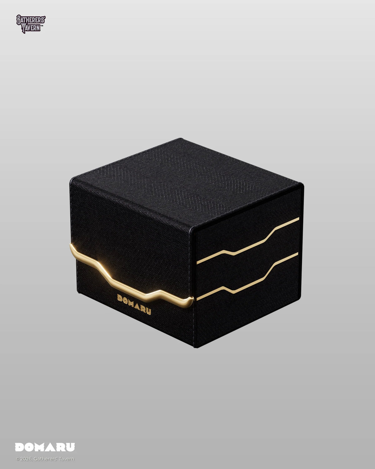 DOMARU - Armory Collection (Obsidian) - Sideloading Deck Box 100+