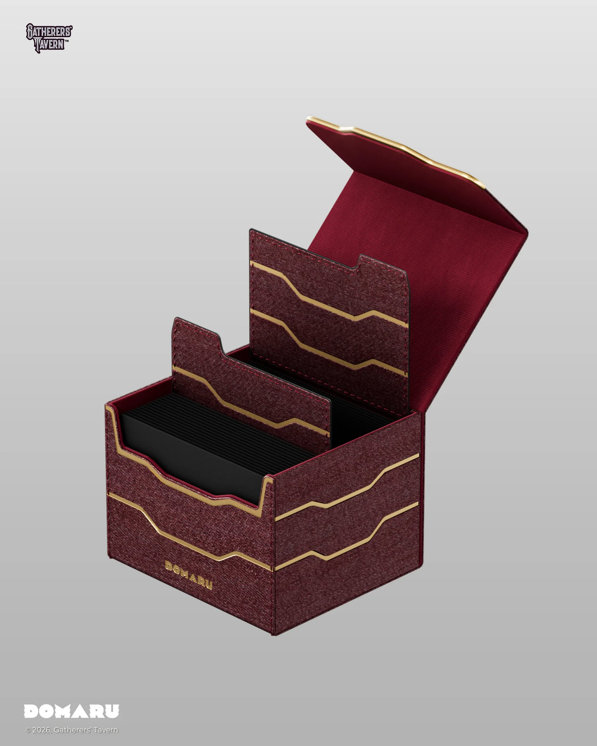 DOMARU - Armory Collection (Carnelian) - Sideloading Deck Box 100+