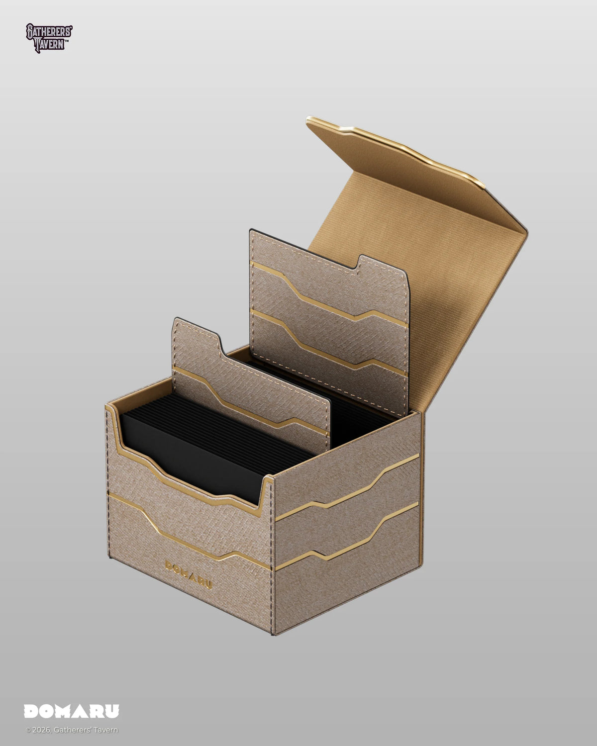 DOMARU - Armory Collection (Alabaster) - Sideloading Deck Box 100+