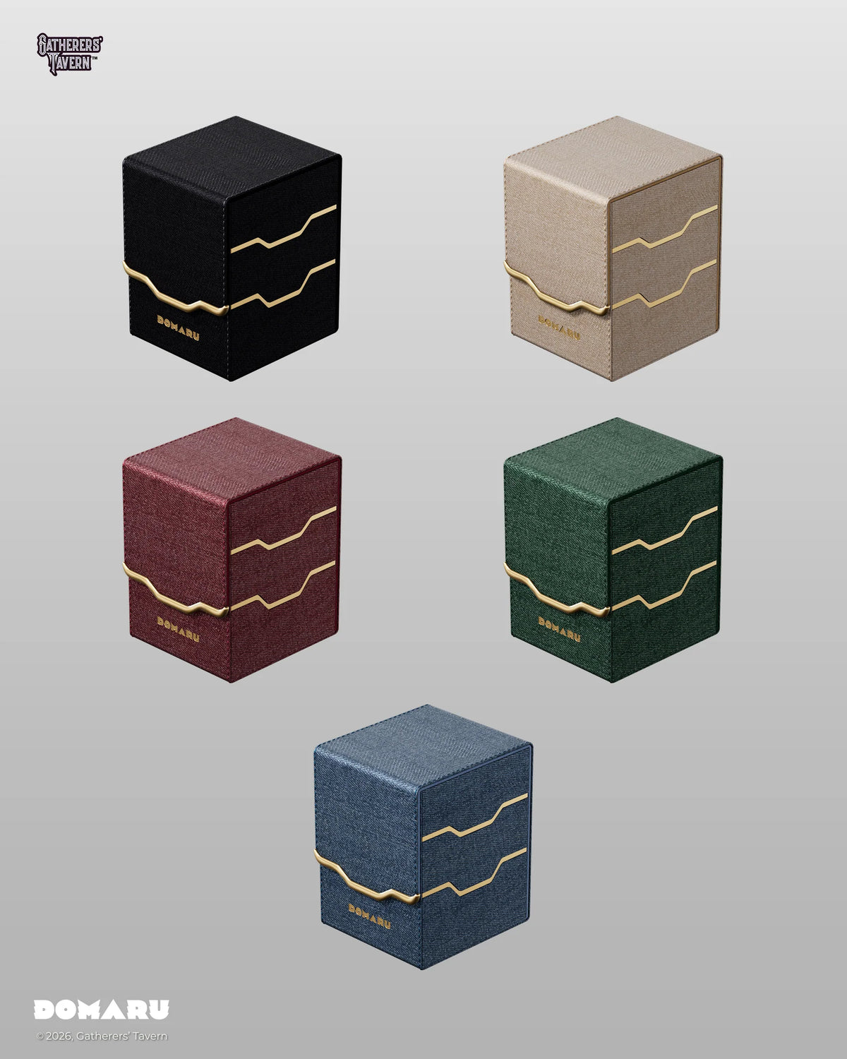 DOMARU - Armory Collection (Alabaster) - Toploading Deck Box 100+
