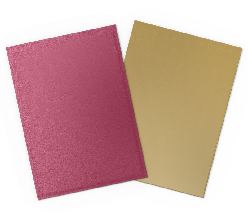 Dragon Shield Standard Dual Matte Sleeves: Pomegranate and Gold (100ct.)