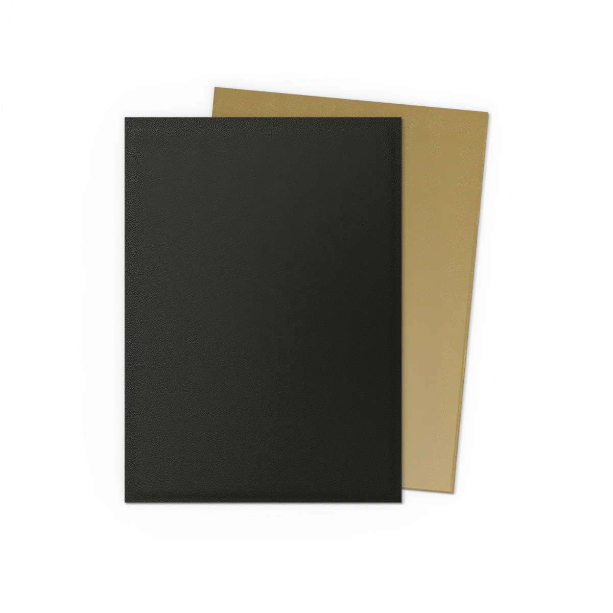 Dragon Shield Standard Dual Matte Sleeves: Black and Gold (100ct.)