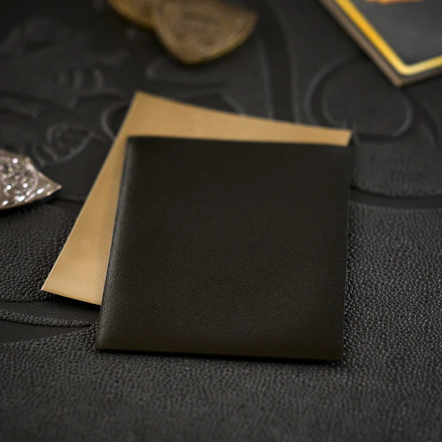 Dragon Shield Standard Dual Matte Sleeves: Black and Gold (100ct.)
