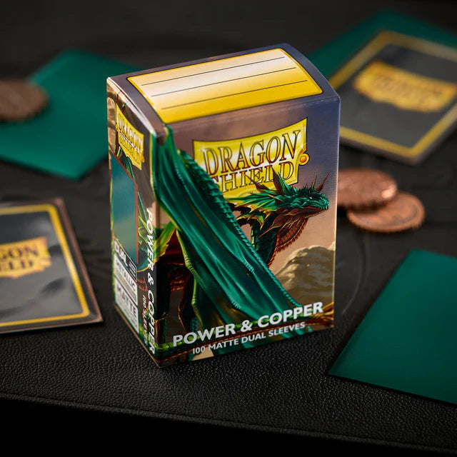 Dragon Shield Standard Dual Matte Sleeves: Power and Copper (100ct.)