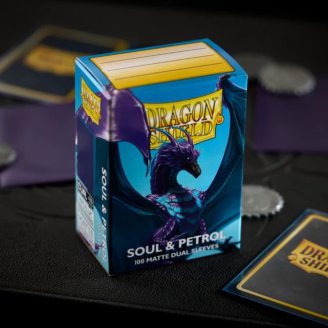 Dragon Shield Standard Dual Matte Sleeves: Soul and Petrol (100ct.)