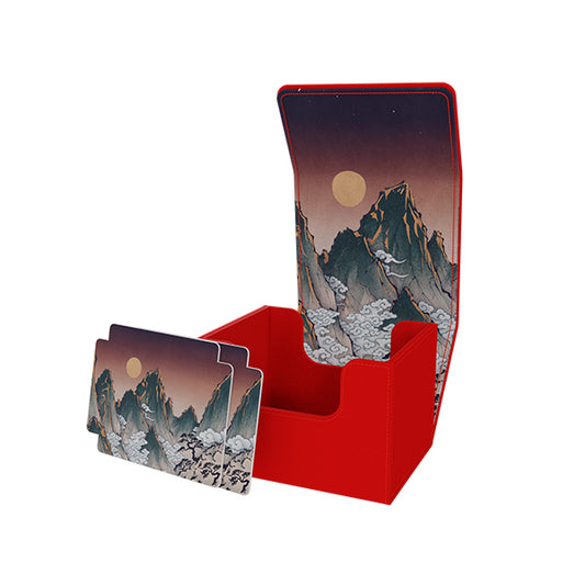 Arcane Fortress Deck Vault Radiant 100+ Standard: Ukiyo-e Collection - Crimson Ridge