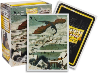 Dragon Shield Standard Brushed Art Sleeves - Hunters in the Snow