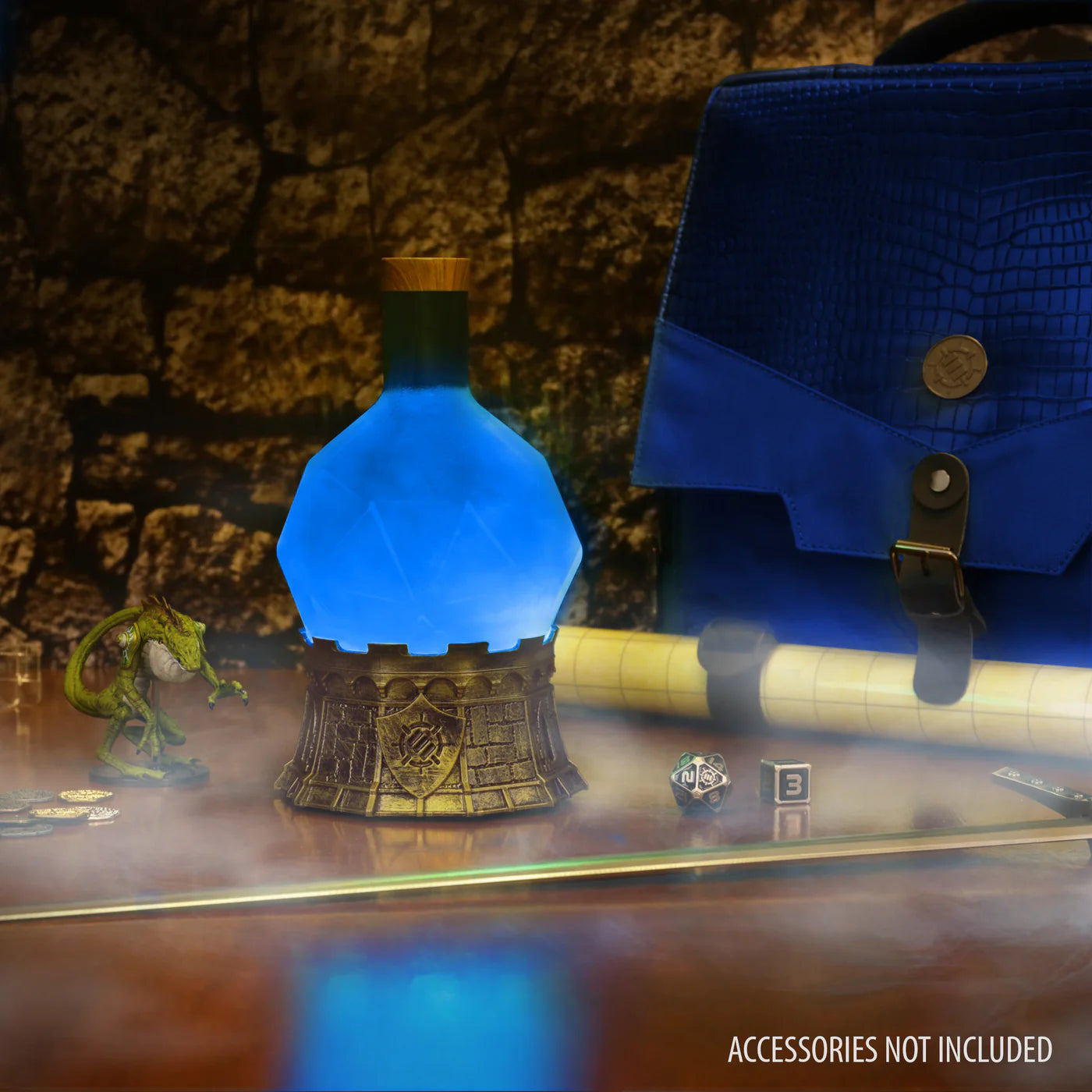 ENHANCE Gaming Sorcerer's Potion Light with Swirling Mystical Brew (Blue)