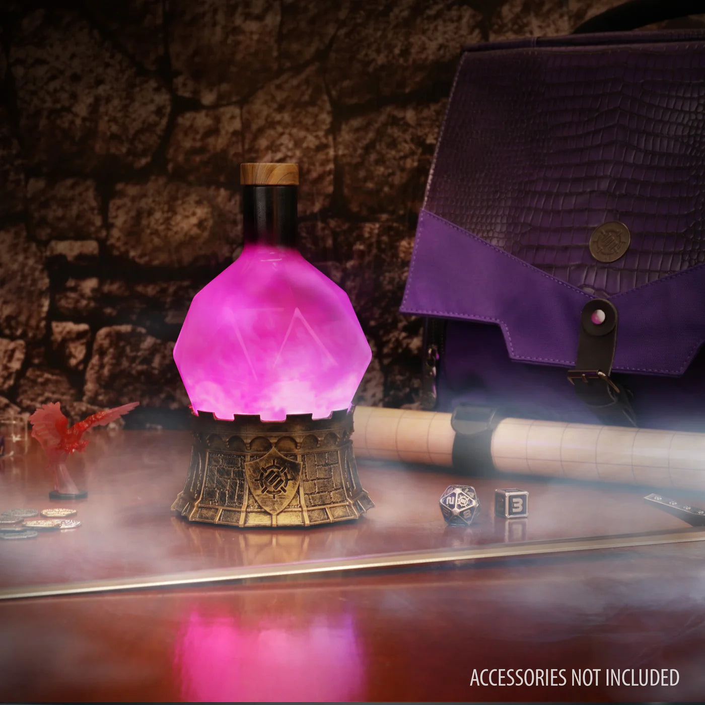 ENHANCE Gaming Sorcerer's Potion Light with Swirling Mystical Brew (Purple)