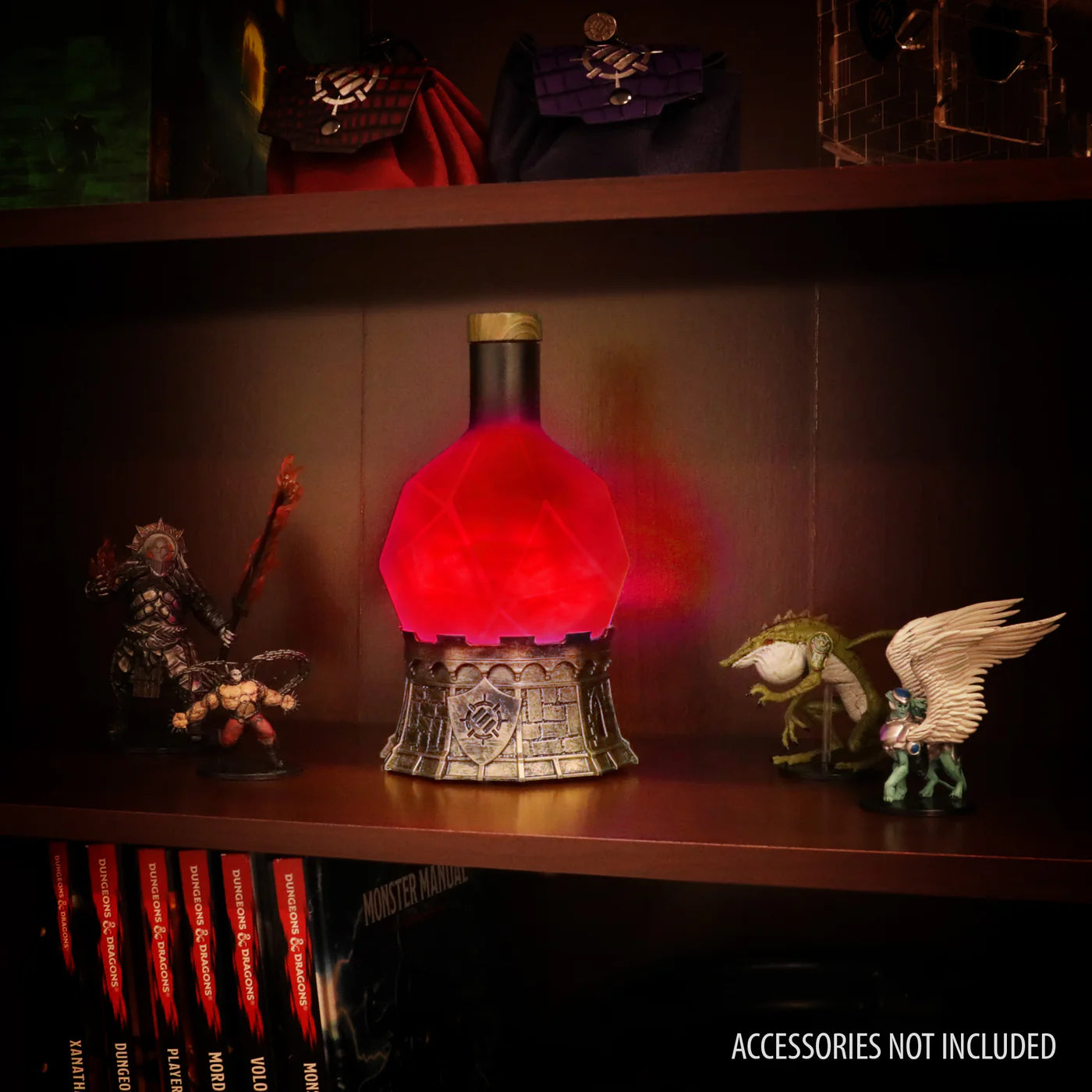 ENHANCE Gaming Sorcerer's Potion Light with Swirling Mystical Brew (Red)
