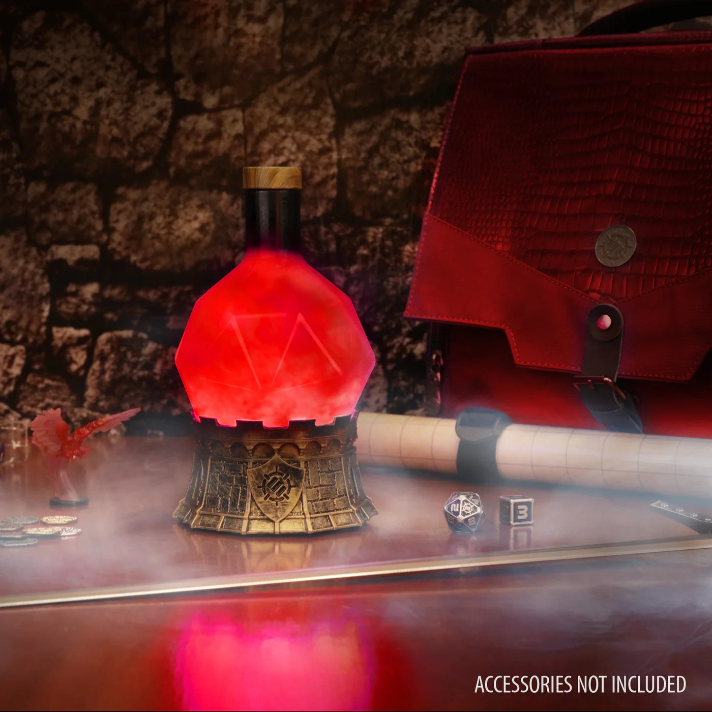 ENHANCE Gaming Sorcerer's Potion Light with Swirling Mystical Brew (Red)