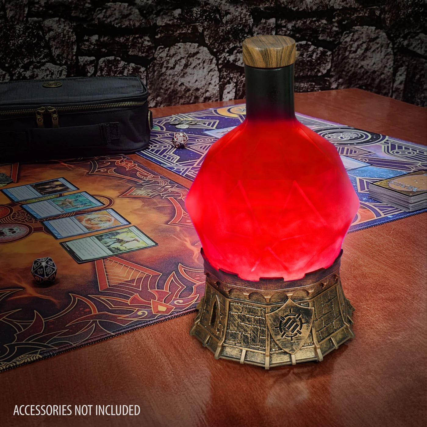 ENHANCE Gaming Sorcerer's Potion Light with Swirling Mystical Brew (Red)