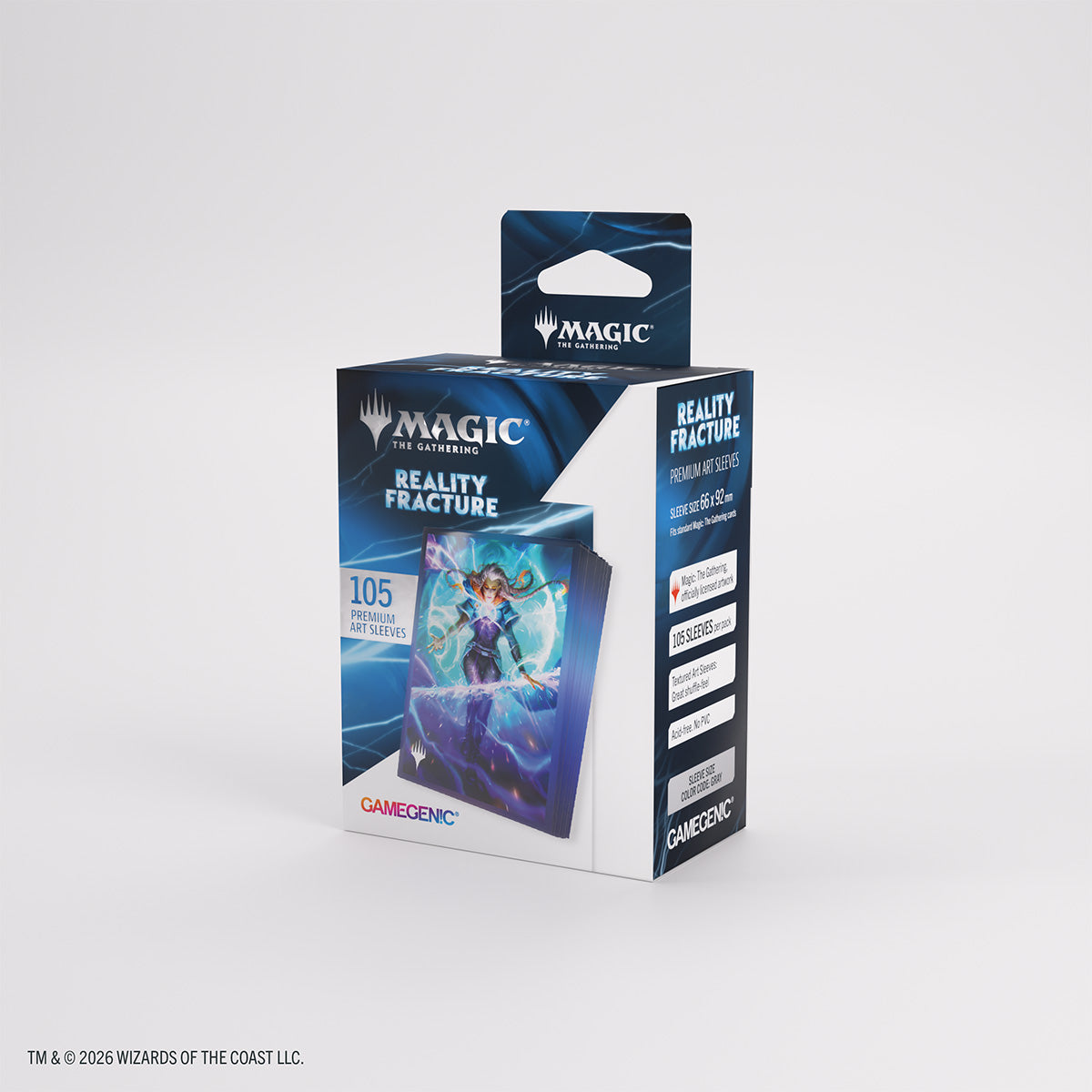 Gamegenic Standard Reality Fracture Art Sleeves: Entrust the Spark (105ct.)