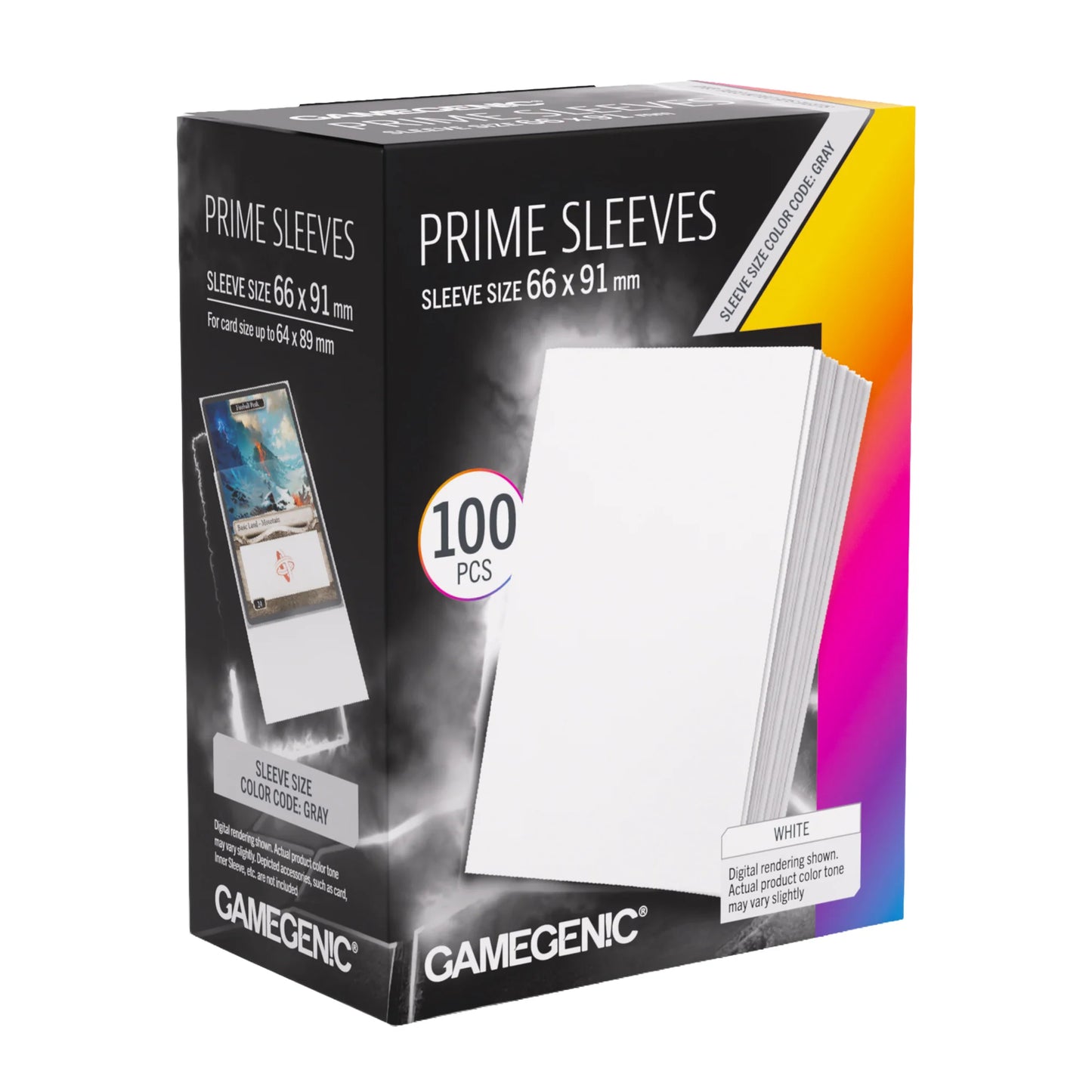 Gamegenic Standard Prime Sleeves: White (100)